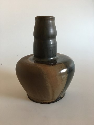 Rørstrand Unika Art Nouveau Vase med løbeglasur af Nils Emil Lundström fra 
omkring 1900