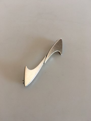 Bent Knudsen Sterling Sølv Broche