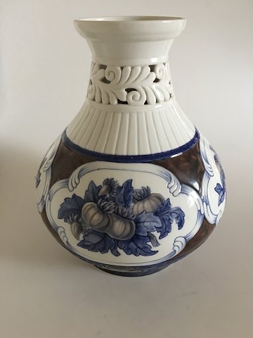 Bing & Grøndahl Art Nouveau Unika Vase af Fanny Garde fra 1929
