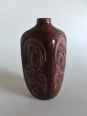 Royal Copenhagen Jais Nielsen Vase i Okseblodsglasur No 3544