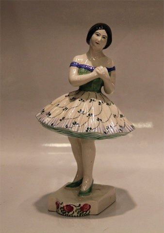 Aluminia Figurine 460-516 Tivoli figurine: Columbine 21 cm Rasmus Harboe 1906