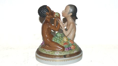 Royal Copenhagen Overglaze Figure, Adam & Eve