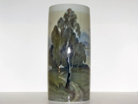 Bing & Grondahl
Art Nouveau vase with greenish  colors from 1902-1914