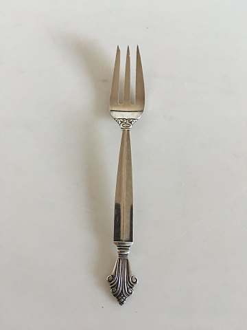 Georg Jensen Dronning Sterling Sølv Kagegaffel No 043