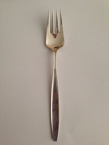 Georg Jensen Cypres Sterling Sølv Spisegaffel No 012