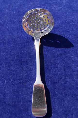 English silver flatware, Sprinkle spoon by Edward Power, Dublin