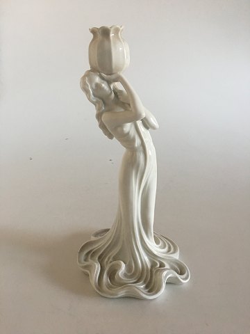 Bing & Grøndahl Art Nouveau lampe formet som dame No 2/1525