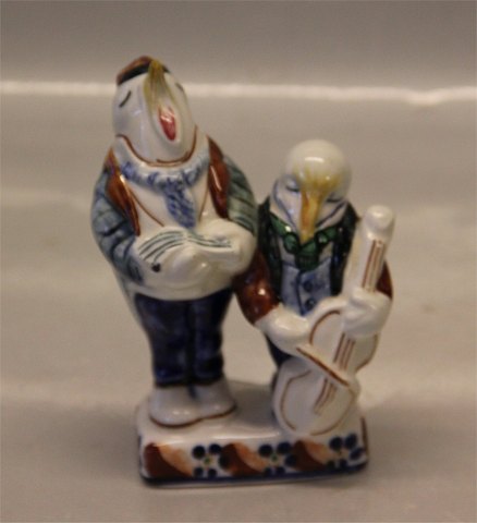 Aluminia Figurine 596-676 Nightingale & Lark - Music band 11 cm
