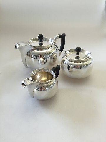 Hans Hansen Sterling Silver Karl Gustav Hansen Coffee Set No 73 His first coffee 
set