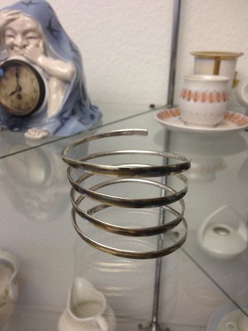 Hans Hansen Arm Ring i delvis forgyldt Sterling Sølv No 297