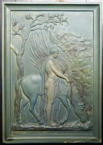 Thorvaldsen for P. Ipsen: "Pegasus og Bellerophontes".