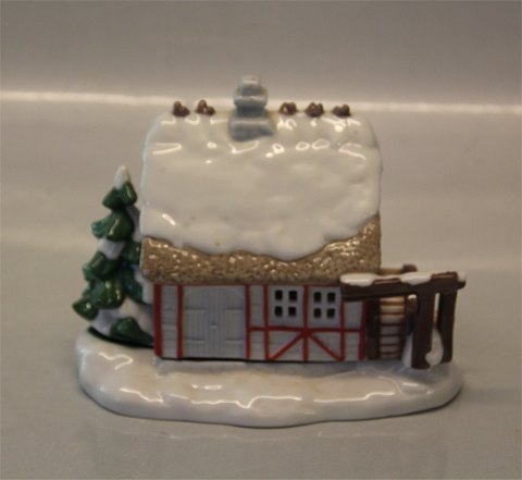 Royal Copenhagen figurine 0283 RC Tea Light House, Danish Water Mill 14 x 13 cm
