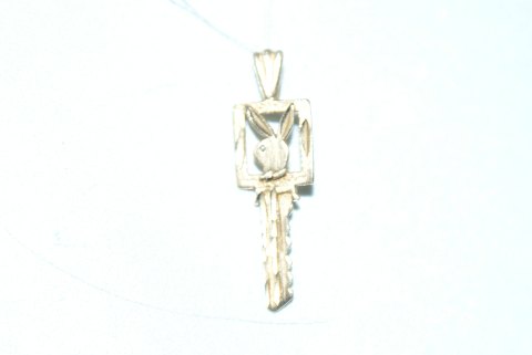 Pendants, Playboy ™, Bunny Key, 14 carats