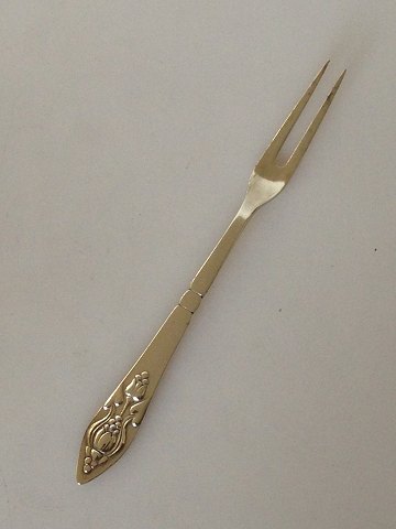 Georg Jensen Fuchsia Silver Cold Meat Fork No 74