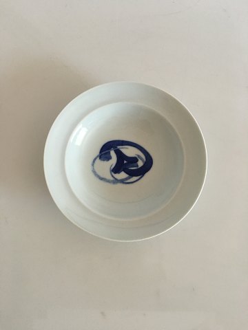 Bing & Grondahl Blue Koppel Small Deep Plate No 612