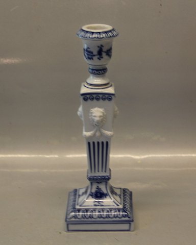 Blue Fluted Danish Porcelain 015-1 Candlestick with lion