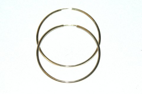 Hoop earrings, 14 Carat