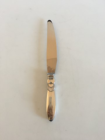 Georg Jensen Sterling Sølv Kaktus Spisekniv med Kort Håndtag No 013