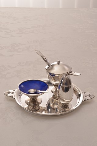 Georg Jensen Silber 6 Teilige  Menagerie Kaktus 629 A