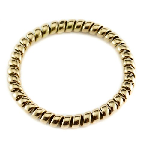 Anton Michelsen; Spiral armring af 14 kt. guld