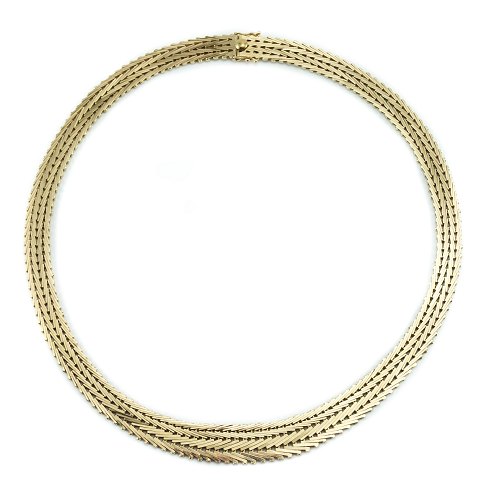 Ove Fogh Pedersen; Necklace of 14k gold