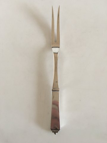 Georg Jensen Sterling Sølv Pyramide Kødgaffel No 142, Stor