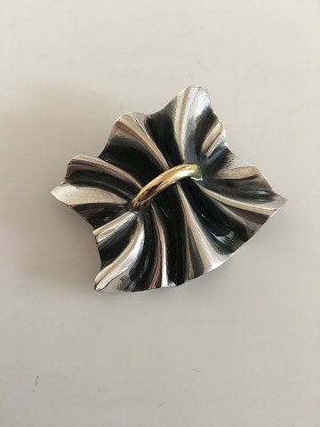 Georg Jensen Sterling Sølv Lene Munthe Broche No 399, Stor