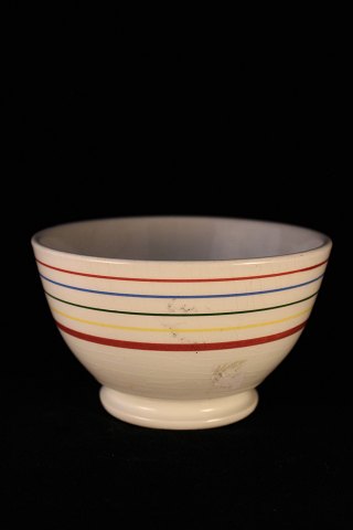 Old French café latté bowl / bol in earthenware.