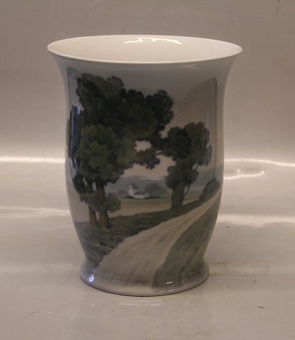 Bing & Grøndahl B&G 8770-487 Vase Langskab ved vejen 19.5 x 16 cm