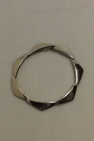 Georg Jensen Sterling Sølv Peak armbånd med 7 led.