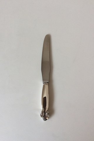 Georg Jensen Sterling Sølv Pinje Spisekniv med kort håndtag No 013