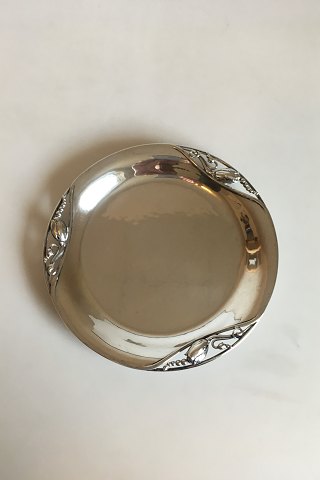 Georg Jensen Sterling Silver Blossom Round Tray No  2B