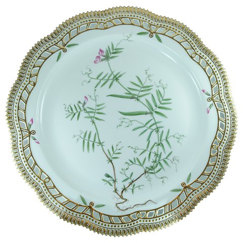 Royal Copenhagen, Flora Danica; Rundt fad #3528 af porcelæn