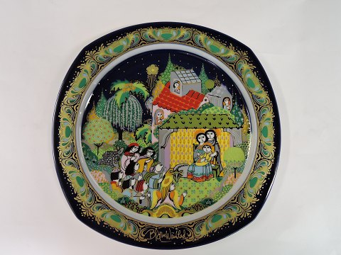 Björn Wiinblad.
Rosenthal.
Christmas plate 1983.