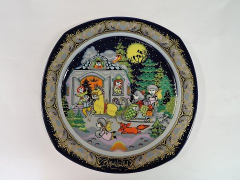 Björn Wiinblad.
Rosenthal.
Christmas plate 1984.