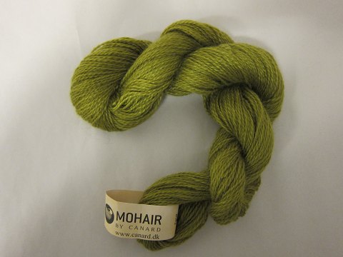 Kidmohair - 2-Trådet
Kidmohair er et naturprodukt af højeste kvalitet fra  sydafrikanske 
angorageder.
Den viste farve er: Æblegrøn, Farvenr. 2006
Prisen er pr. nøgle med 50 gram Kidmohair
