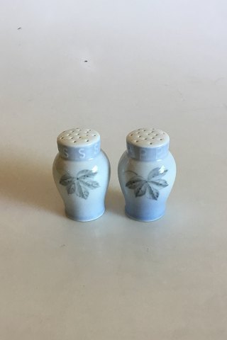Bing and Grondahl Falling Leaves Salt and Pepper Shakers No. 52A and No. 52B