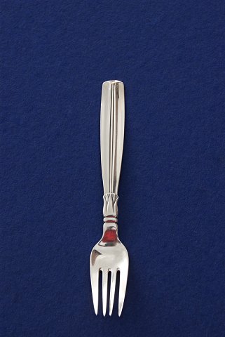 Lotus Danish silver flatware, luncheon forks 16.8cm