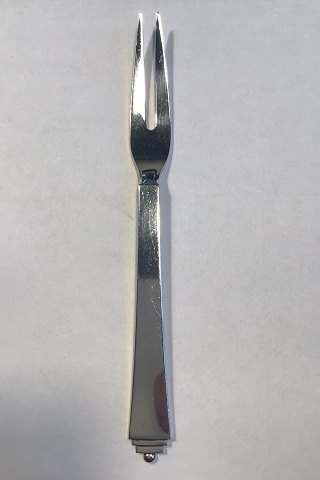 Georg Jensen Sterling Silver Pyramid Meat Fork/Server Fork No 143