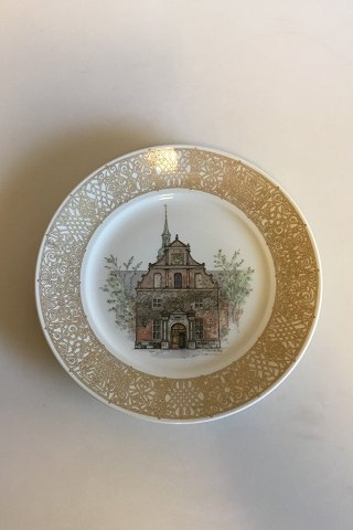 Royal Copenhagen Plate Portraits of Old Copenhagen The Naval Church East Gable 
No 3