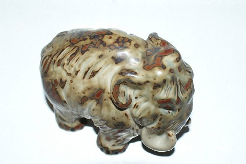 Royal Copenhagen Stoneware figure mammoth
Decoration number 20207
Designed by Knud Kyhn.
