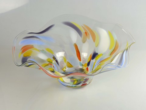 Holmegaard
Glasskål med bølget kant