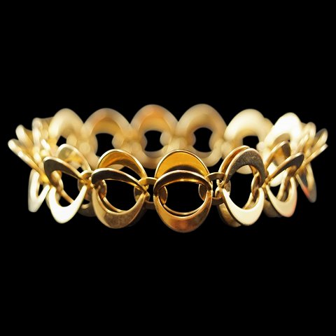 Theresia Hvorslev 
Bracelet 18 karat gold
Sweden 1972