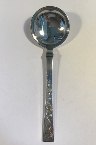 Hans Hansen Arvesølv No. 12 w. decoration Sterling Silver Serving Spoon