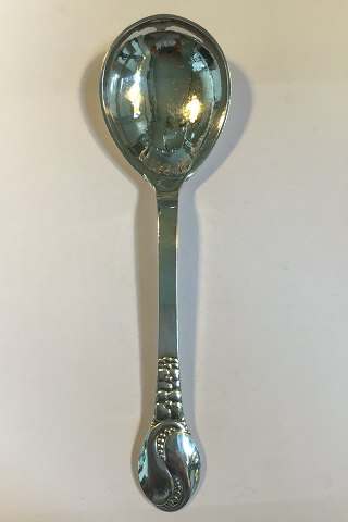 Evald Nielsen No 12 Silver Serving Spoon