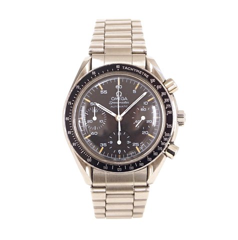 Omega Speedmaster Reduced. Årgang 1995. Ref 
175.0032.1. Caliber 1143. D: 39mm. Pæn standmed 
brugsspor