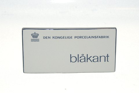 Forhandler skilt Blåkant
Fra Kongelig porcelænfabrik