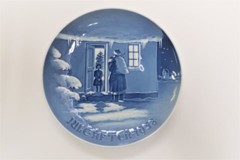 Bing & Grondahl. Christmas plate 1958. Diameter 18 cm. (1 quality)