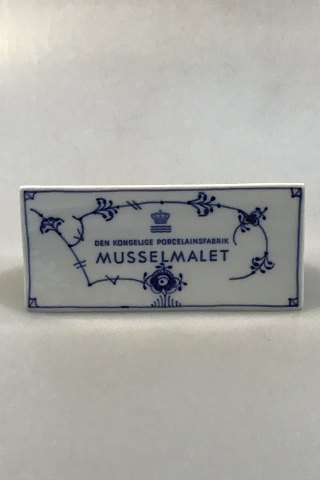 Royal Copenhagen Reklameskilt Musselmalet