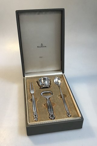 Georg Jensen Sterling Sølv Konge Præsentationsæske